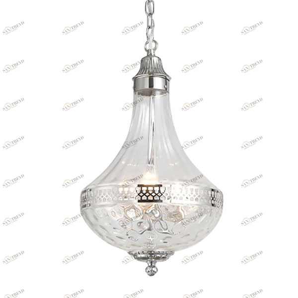 Подвесной светильник KG0544P-3 nickel от Delight Collection DELIGHT COLLECTION ДИЗАЙНЕРСКИЕ 243691 Прозрачный;никель 