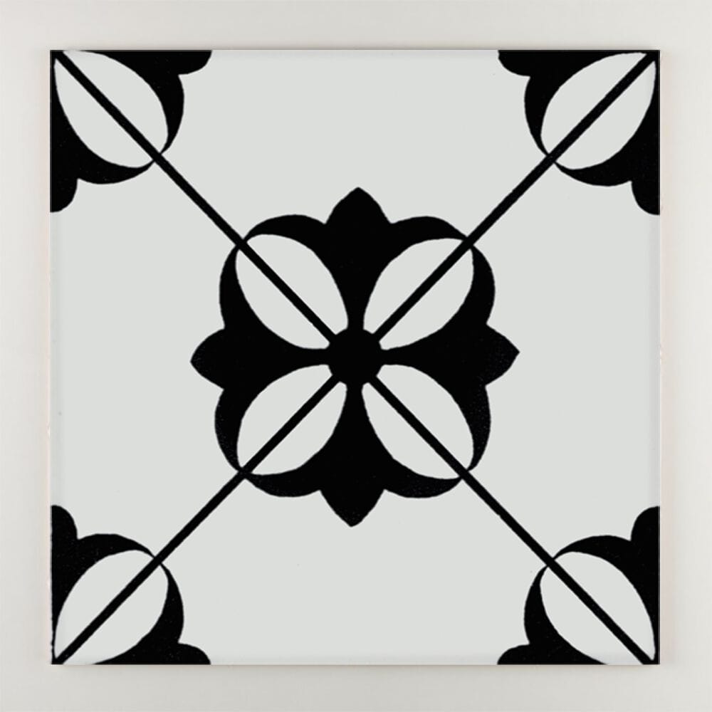 Пол / покрытие ручной работы La Riggiola черный и белый ARCH-00060557 - Вид №2