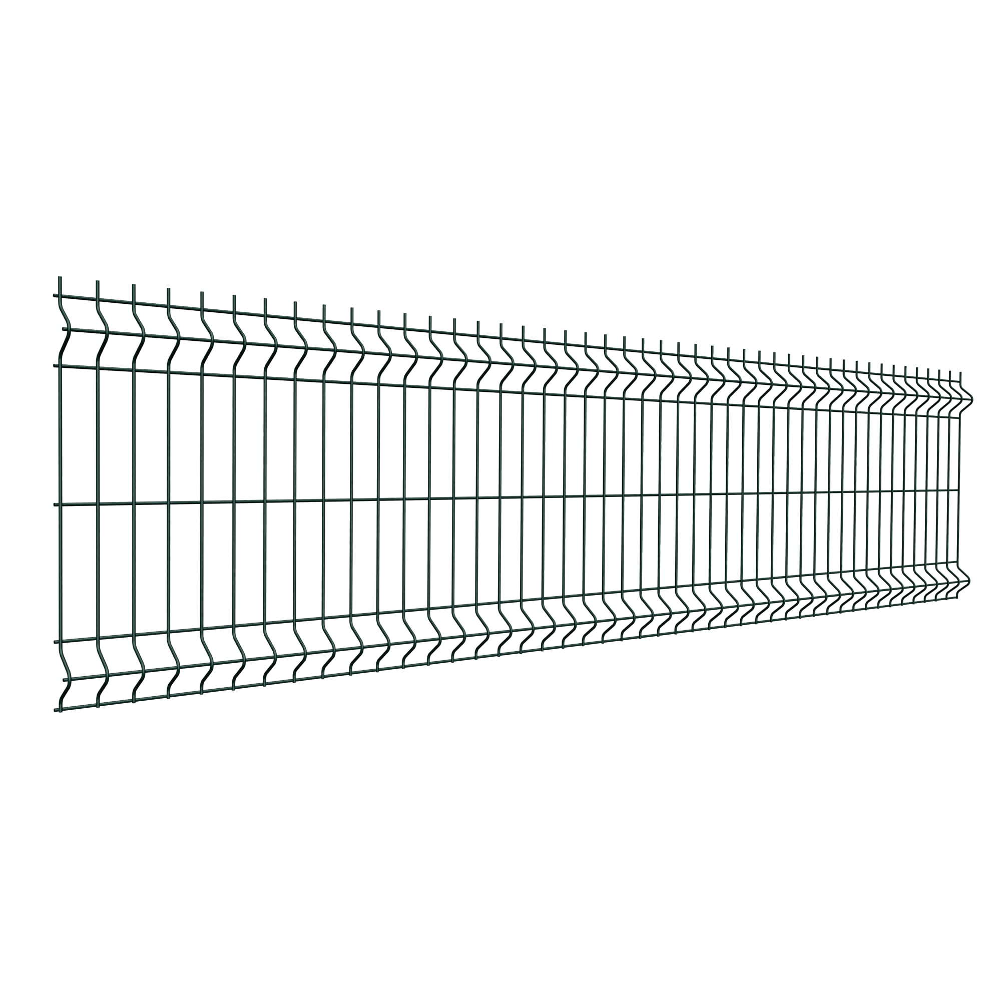 84769492 3D панель Profi для забора 0.63х2.5 м оцинкованная сталь зеленый Santreyd 