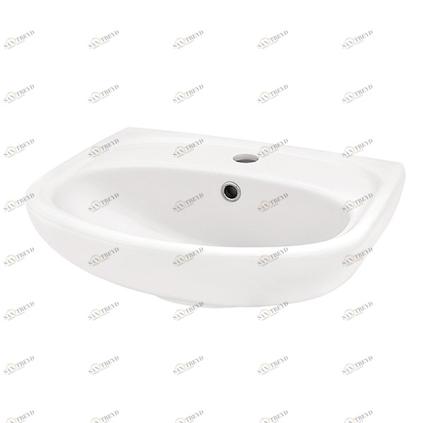 101649 Подвесная раковина настенная прямоугольная SANTEK  белая 