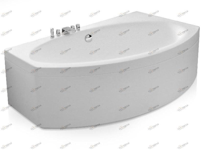Gruppo Treesse Асимметричная угловая ванна Whirlpool Vasche angolari sun-id-1411801
