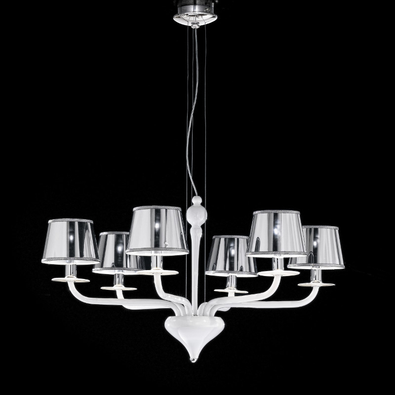 Люстра 2010/6 FU от Sylcom хром/дымчатая SYLCOM ДИЗАЙНЕРСКИЕ 247043 Хром  - Вид №1