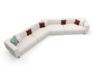 Съемный модульный диван из ткани