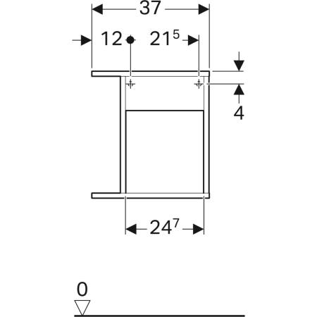 840139000 Шкафчик Geberit iCon с многофункциональным ящиком Geberit  - Вид №10