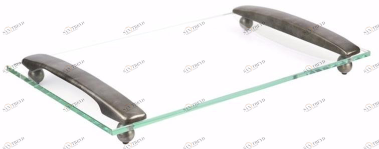 Поднос стеклянный прямоугольный Santreyd sun-id-1441052