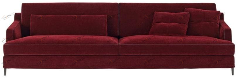 Poliform Диван из ткани sun-id-1510399