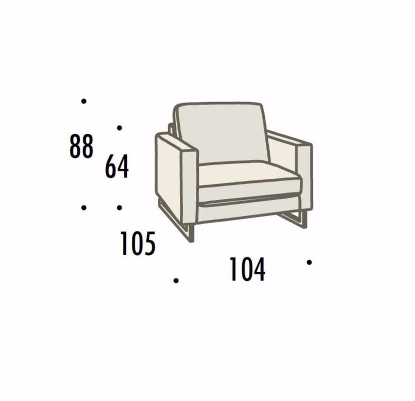 Felis Кресло из ткани с подлокотниками Softliving sun-id-1414052 - Вид №1