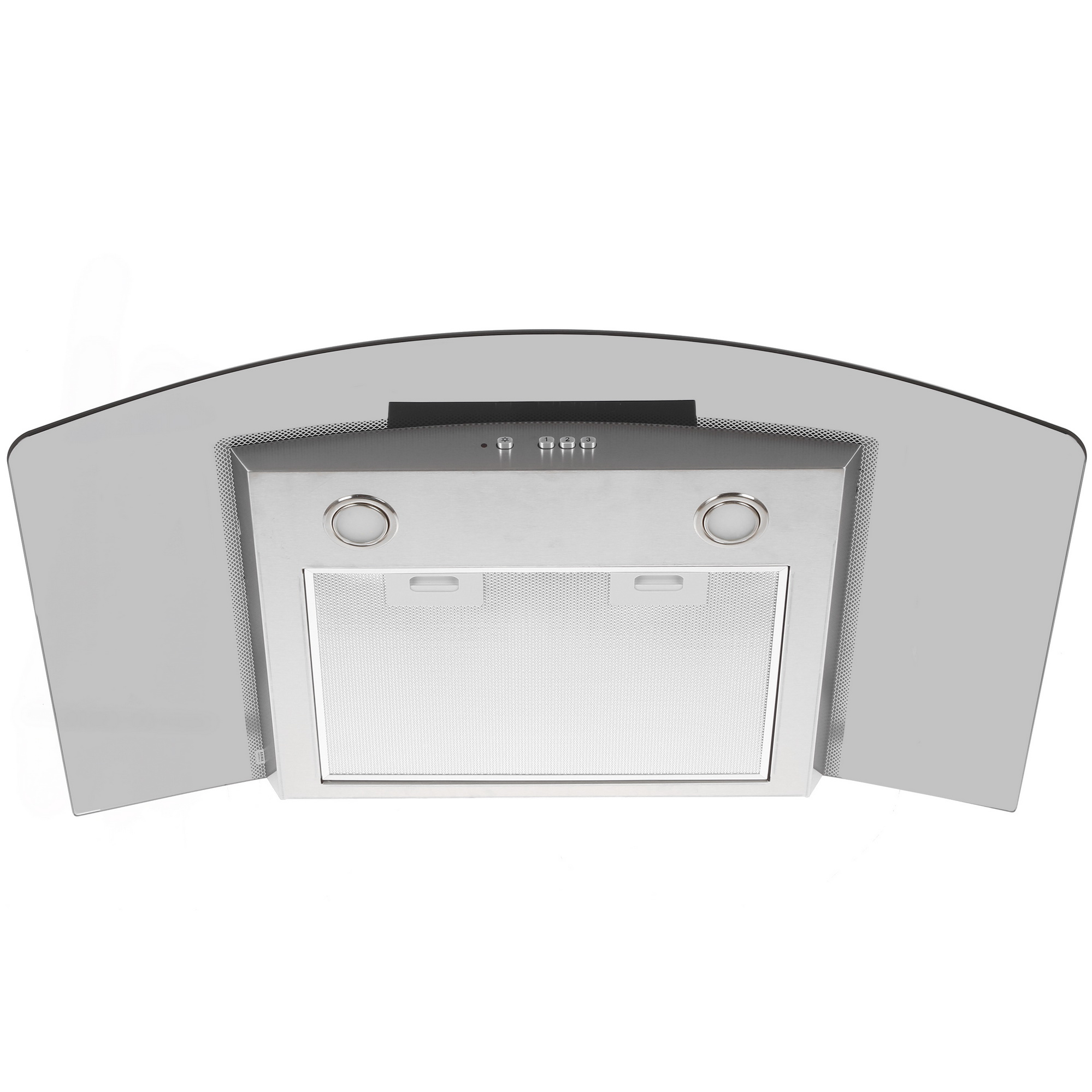 1222381 Вытяжка каминная ELIKOR Аметист 90Н-650-К3Д серебристый/прозрачный STDN-0105749 - Вид №1