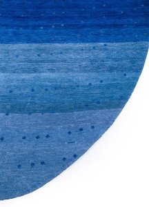 Шерстяной овальный ковер ручной работы