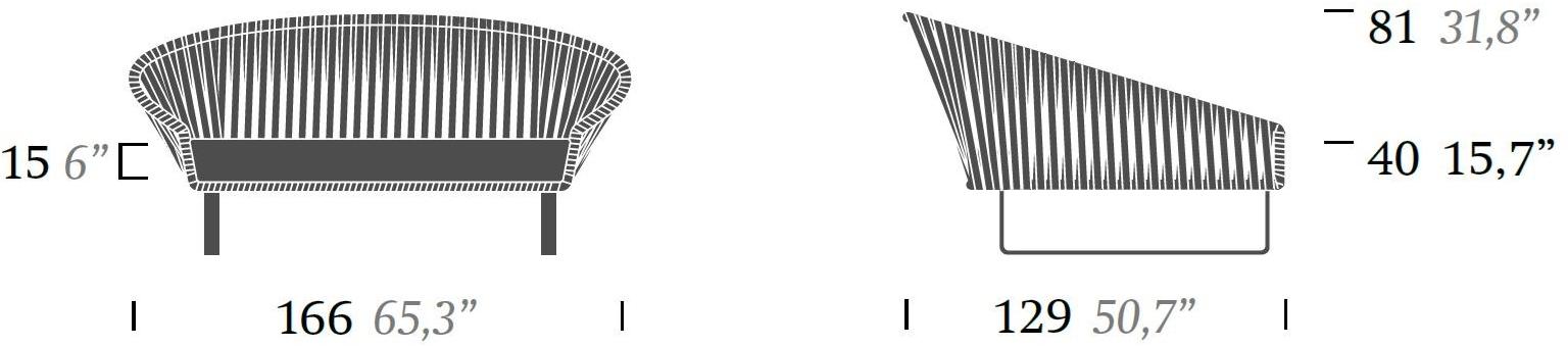 Kettal Грядка на колесах Bitta lounge #70670-87a-01 - Вид №4