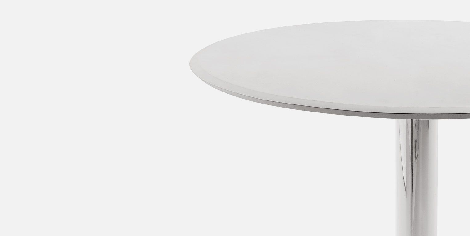 Высокий стол с круглым откидным верхом из алюминия и дерева Infiniti 3-POD TABLE ARCH-00017409 - Вид №2