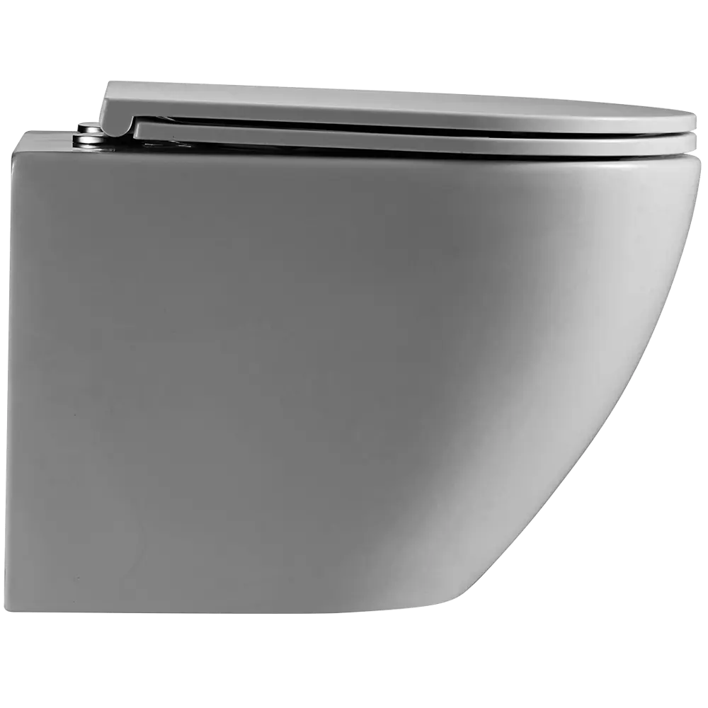 Унитаз подвесной Culto Andi безободковый цвет серый матовый STLM-2029194 - Вид №1