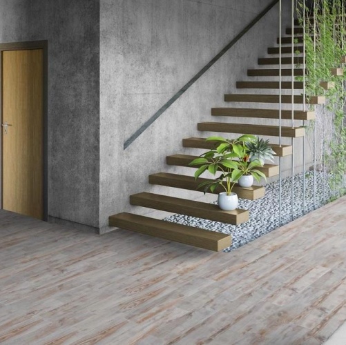 Виниловый ламинат Tarkett Lounge Tribute Дуб с брашью (Текстурированная) 914,4х152,4/101,6 мм 1000901240 - Вид №9