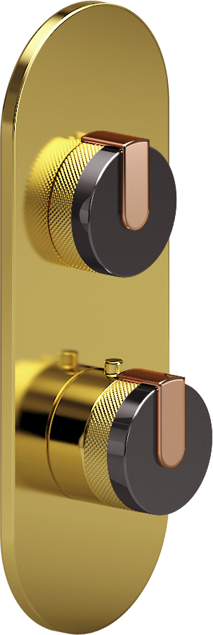 E-8026-R1OXE0-L1RG-AU-T Планка M-Series с 2 ручками - Внешняя часть GRAFF MOD+