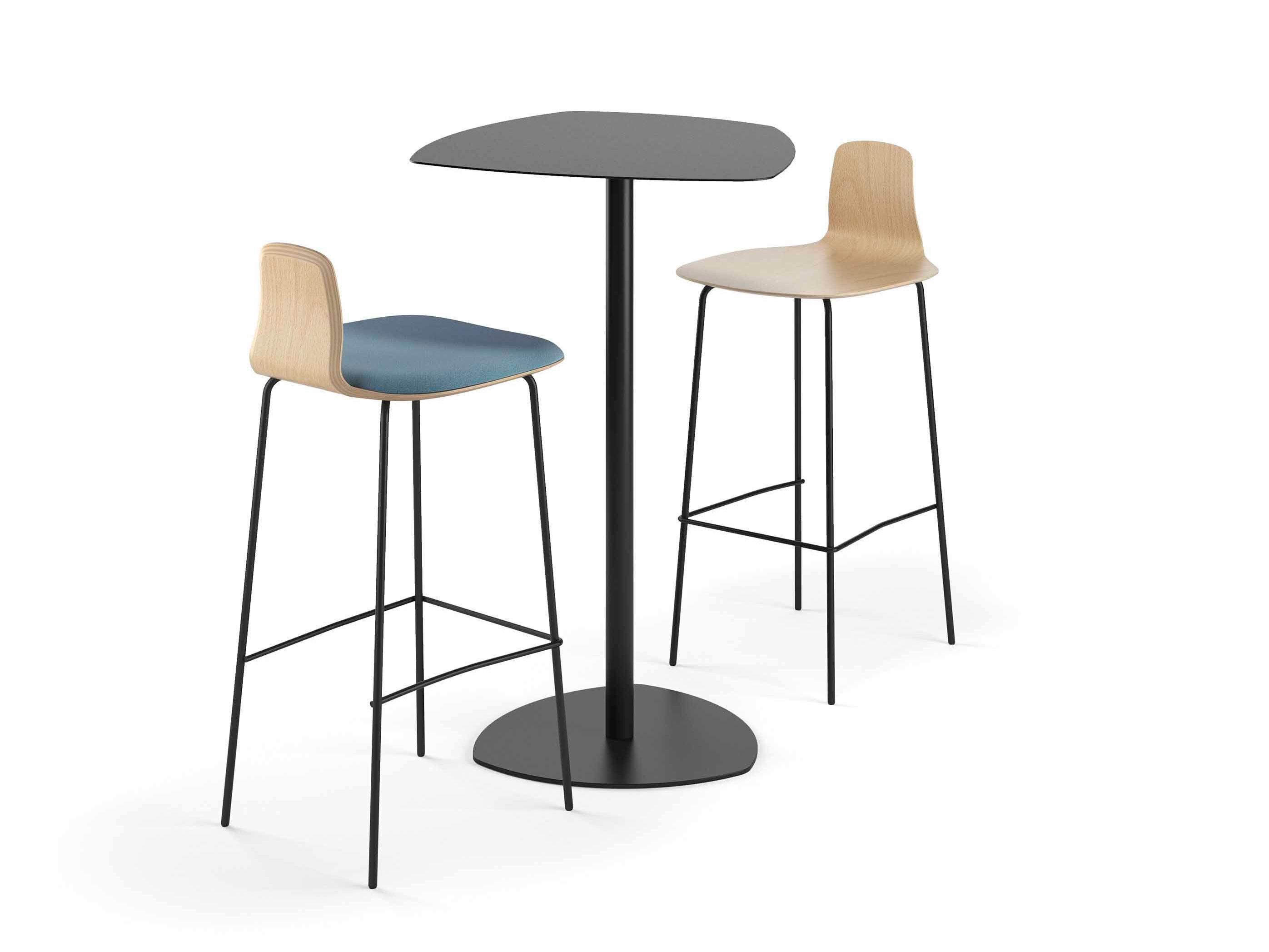 Барный стул из бука и металла с подставкой для ног SITLOSOPHY® Jay ARCH-00100802 - Вид №1