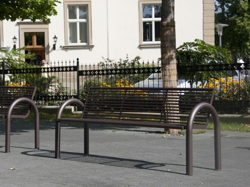 BENKERT BANKE Скамья из нержавеющей стали со спинкой Siardo sun-id-1350835 - Вид №1