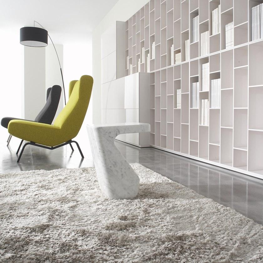 Ligne Roset Низкий прямоугольный журнальный столик из каррарского мрамора  11497612  - Вид №1