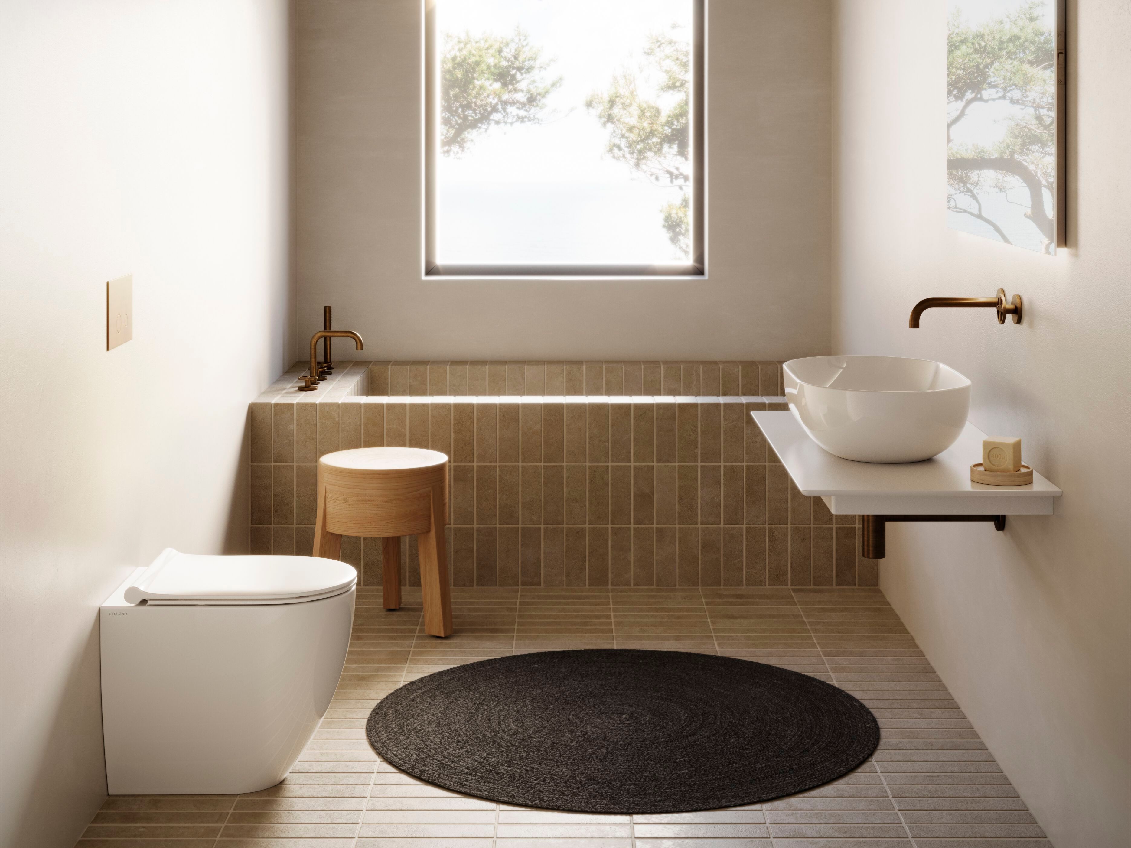 Керамический туалет без пола CERAMICA CATALANO сфера ARCH-00110679 - Вид №2