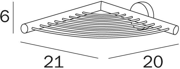 INDA® Настенная мыльница из металла Gealuna A1031a - Вид №2