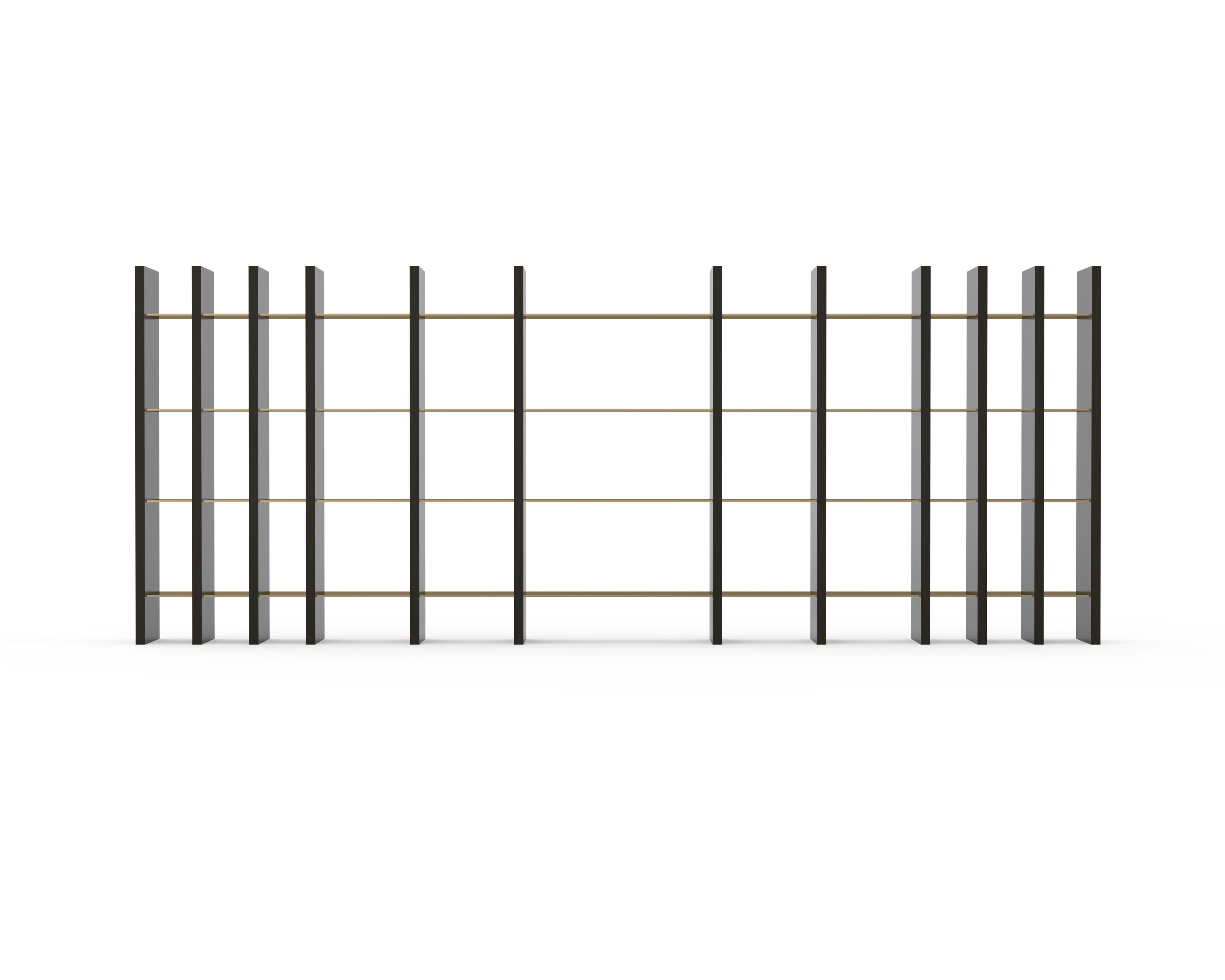 Деревянный секционный книжный шкаф Amura система мнение 1 ARCH-00024142 - Вид №4
