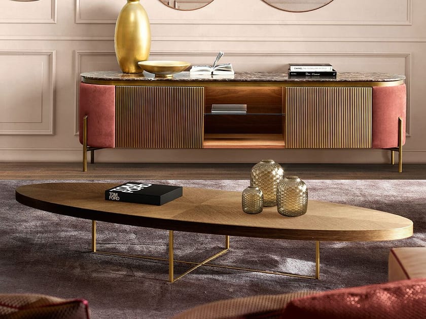 Низкий деревянный журнальный столик Former In Italia сало ARCH-00094638