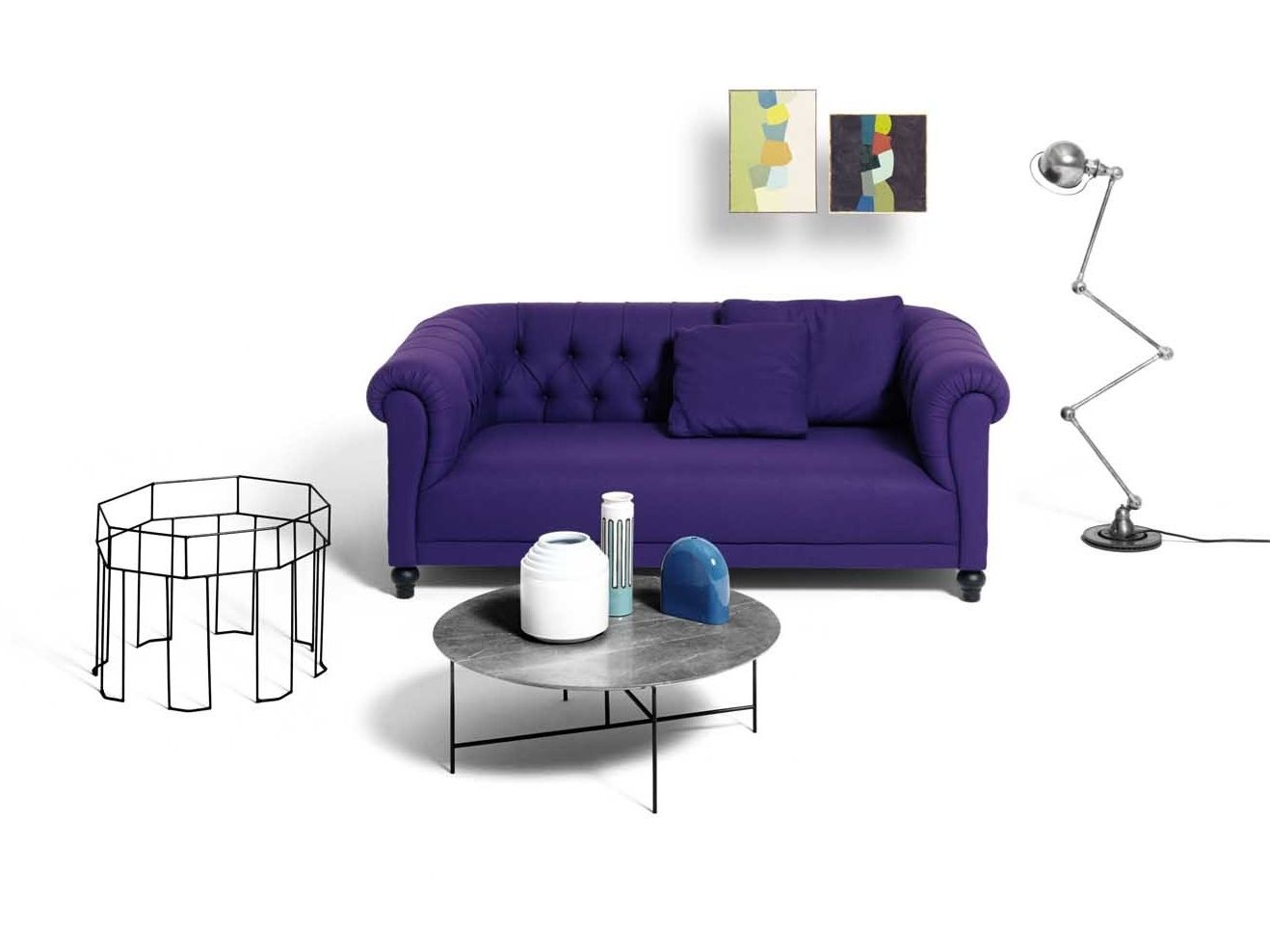 Круглый мраморный журнальный столик DE PADOVA Sen ARCH-00117045 - Вид №2