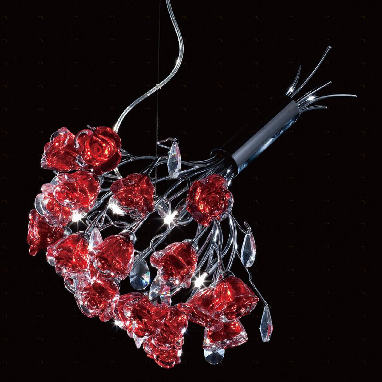 Подвесной светильник розовый Rosa Rosso EL325P04.2 CITILUX ДИЗАЙНЕРСКИЕ, ФЛОРИСТИКА 00-3889612 Розовый 