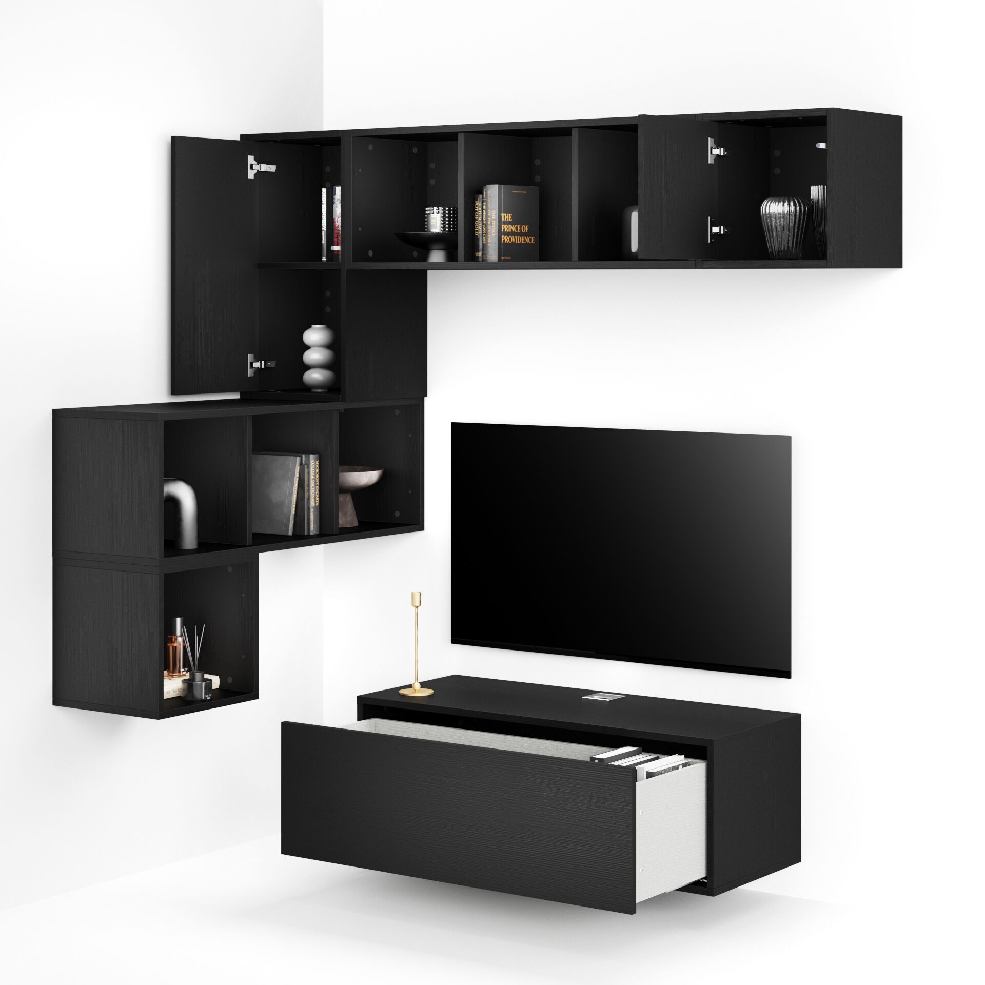 Угловая стена, установленная в меламинированной стене Mobili Fiver IACOPO ARCH-00078791 - Вид №10