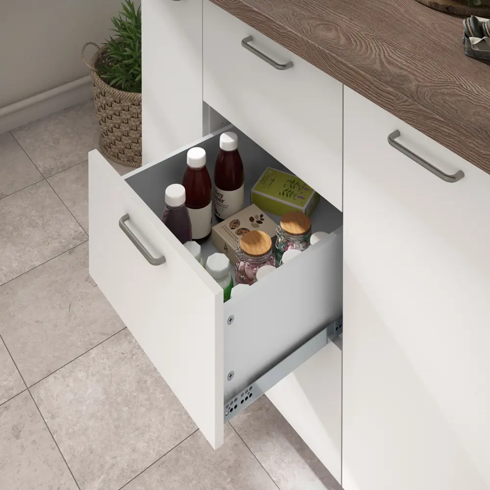 Выдвижной ящик Delinia для кухни 55.2×17.7×51.1 см серый ЛДСП 82169303 STLM-0021006 - Вид №4