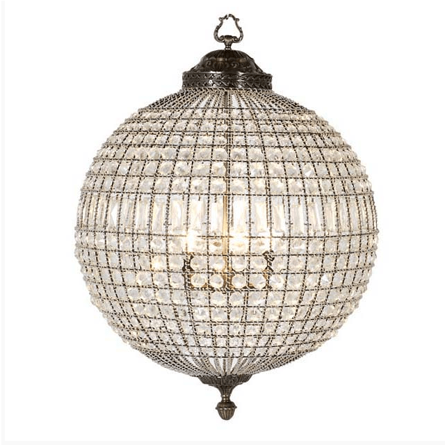 Люстра Kasbah L от Eichholtz бронзовая 104925 EICHHOLTZ ДИЗАЙНЕРСКИЕ, EICHHOLTZ, ШАР 061576 Бронза  - Вид №3