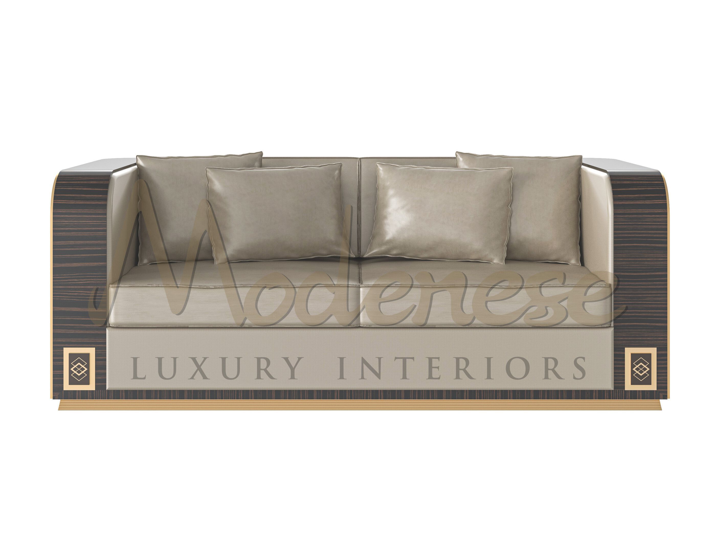 2-местный кожаный диван Modenese Luxury Interiors MAKASSAR ARCH-00122242