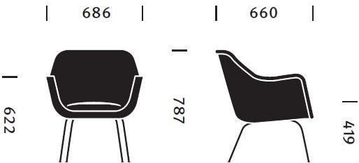 Herman Miller Мягкое кресло с подлокотниками Bumper sun-id-1471354 - Вид №6