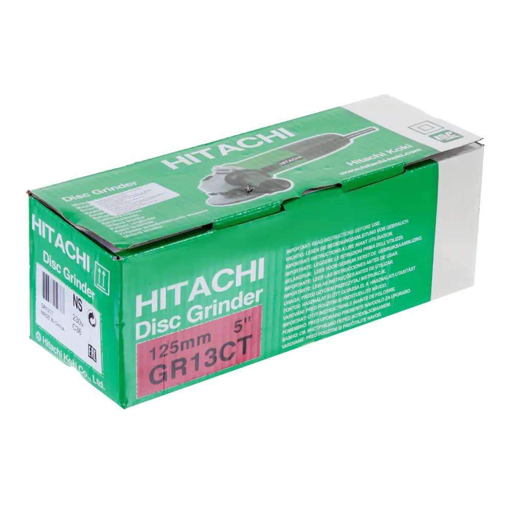 Углошлифовальная машина (болгарка) Hitachi GR13CT, 850 Вт, 125 мм 18070681 STLM-2032045  - Вид №3