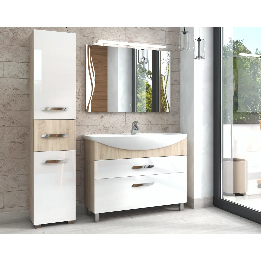 Тумба под раковину напольная Wave 105 см VIGO STLM-2079778 - Вид №4