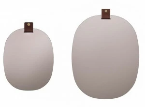 Tonin Casa Настенное зеркало с кожаной пряжкой  T7540