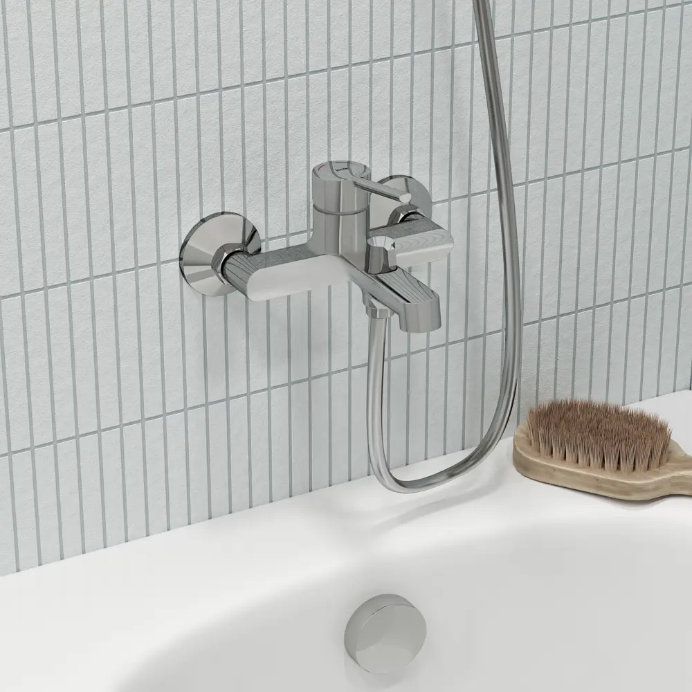 Смеситель для ванны IDDIS Odda с керамическим картриджем и хромированным покрытием 89348644 STLM-1581436 - Вид №2