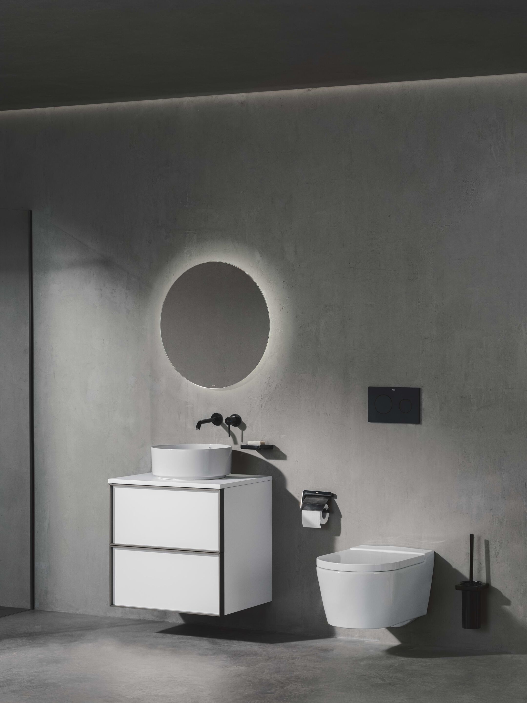 Деревянный шкаф для раковины с выдвижными ящиками Roca Inspira ARCH-00045221 - Вид №1