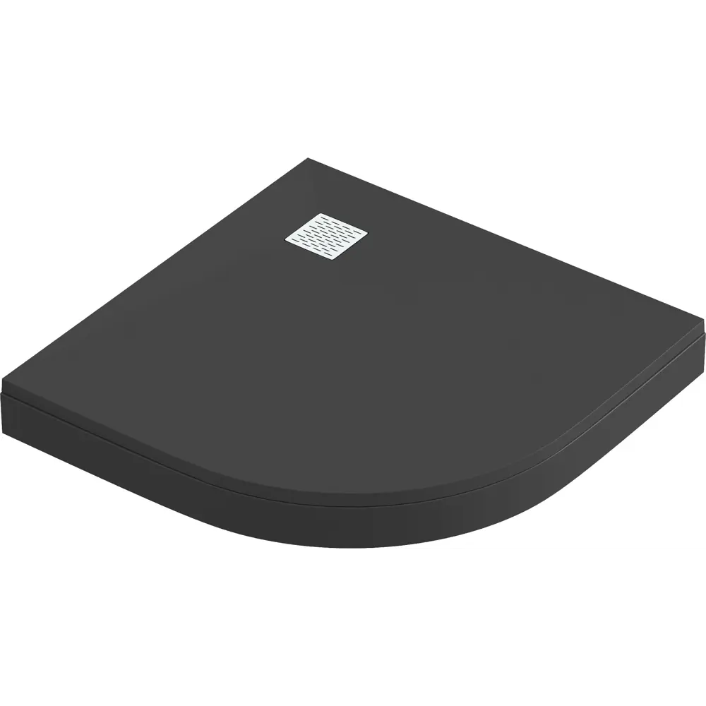 Santreyd Душевой поддон Marble черный 80×80 см в стиле литьевого мрамора 89391641 STLM-1524655