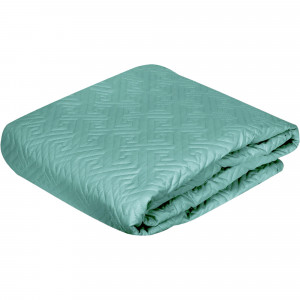 82898397 Покрывало Aqua 2, 220x240 см, хлопок, цвет бирюзовый