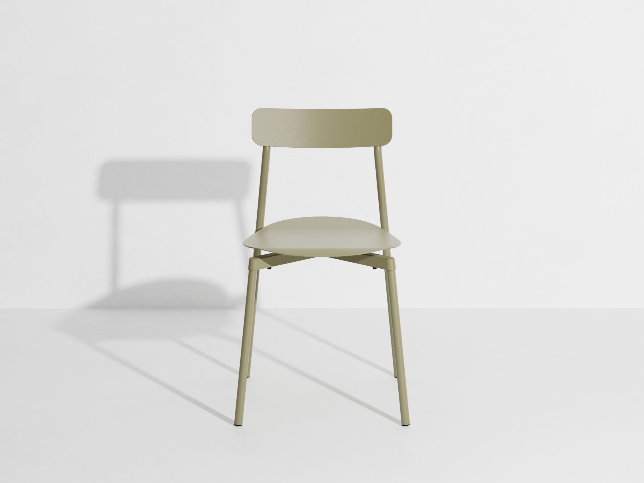 Алюминиевый штабелируемый стул с порошковым покрытием Petite Friture Fromme ARCH-00150568 - Вид №6