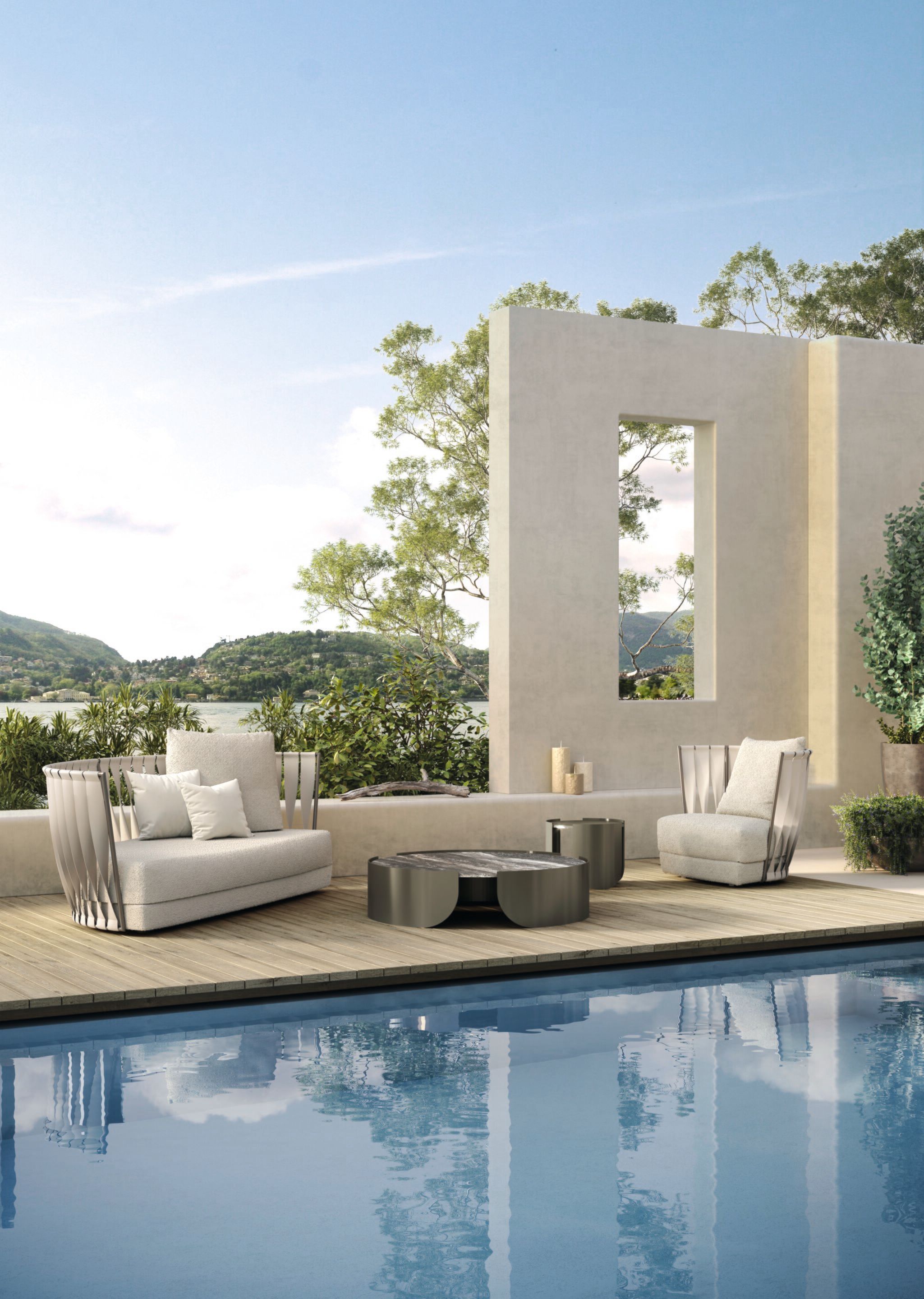 2-местный диван из искусственной кожи и ткани Cantori ARCH-00117079 - Вид №3