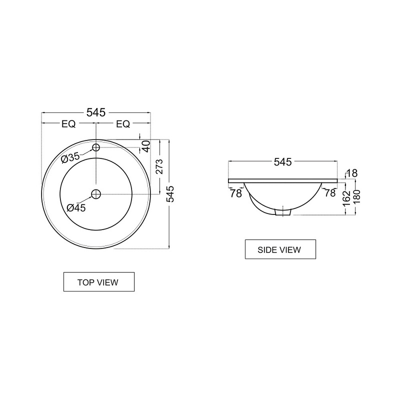 FSS-WHT-29601 Раковина Jaquar Fusion Santreyd - Вид №1