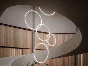 Алюминиевый светодиодный подвесной светильник