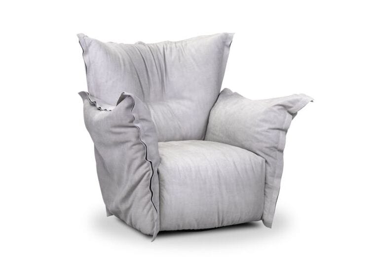 Кожаное кресло bergère с подлокотниками Baxter GINEVRA ARCH-00016837