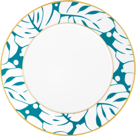 10564640 Furstenberg Набор тарелок обеденных Furstenberg "Ореол цветной" 29см, 4 шт (4цв) Фарфор, Керамика 