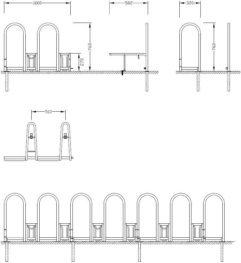 Euroform W Крепление для велосипедов из металла sun-id-1410740 - Вид №8