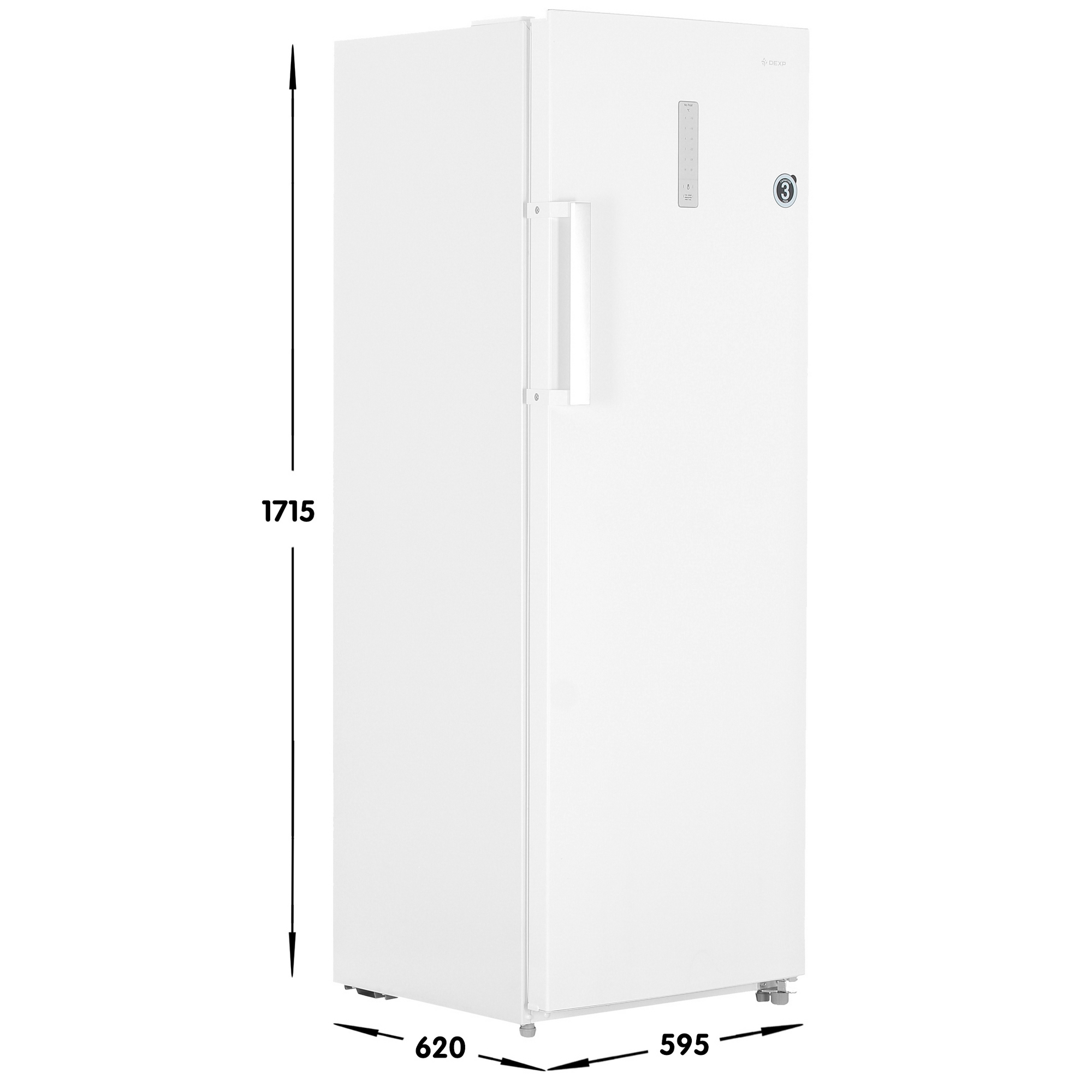 5408493 Морозильный шкаф  DEXP F4-23AMA белый STDN-0031520 - Вид №6