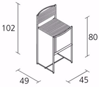 Alias Садовый стул Green pvc sun-id-1484140 - Вид №2
