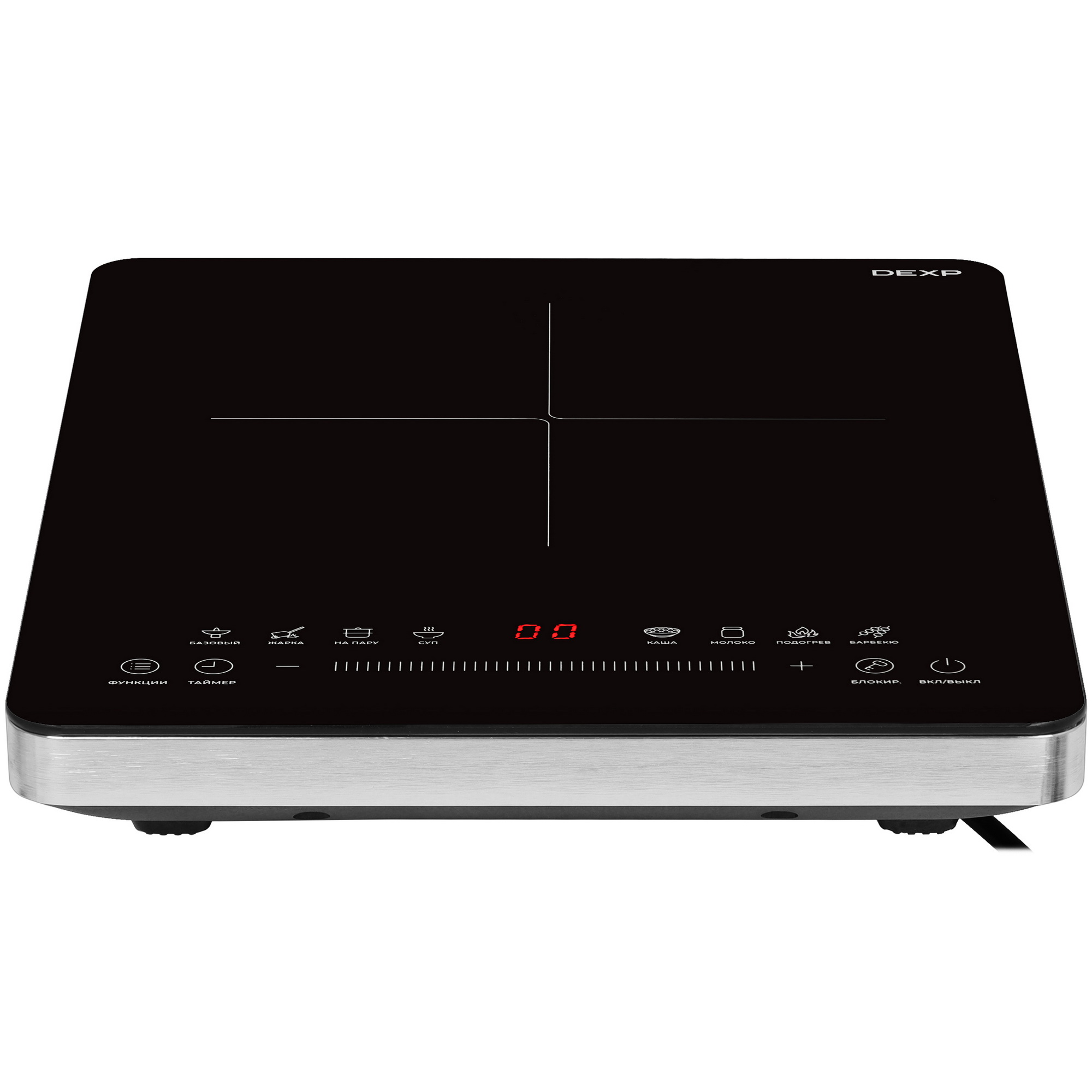 9005263 Плита компактная электрическая DEXP IRC-2000 черный STDN-0123712 - Вид №1