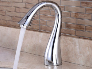 Хромированный латунный инфракрасный смеситель для раковины